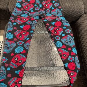 Colorful Skull Patterned Pants